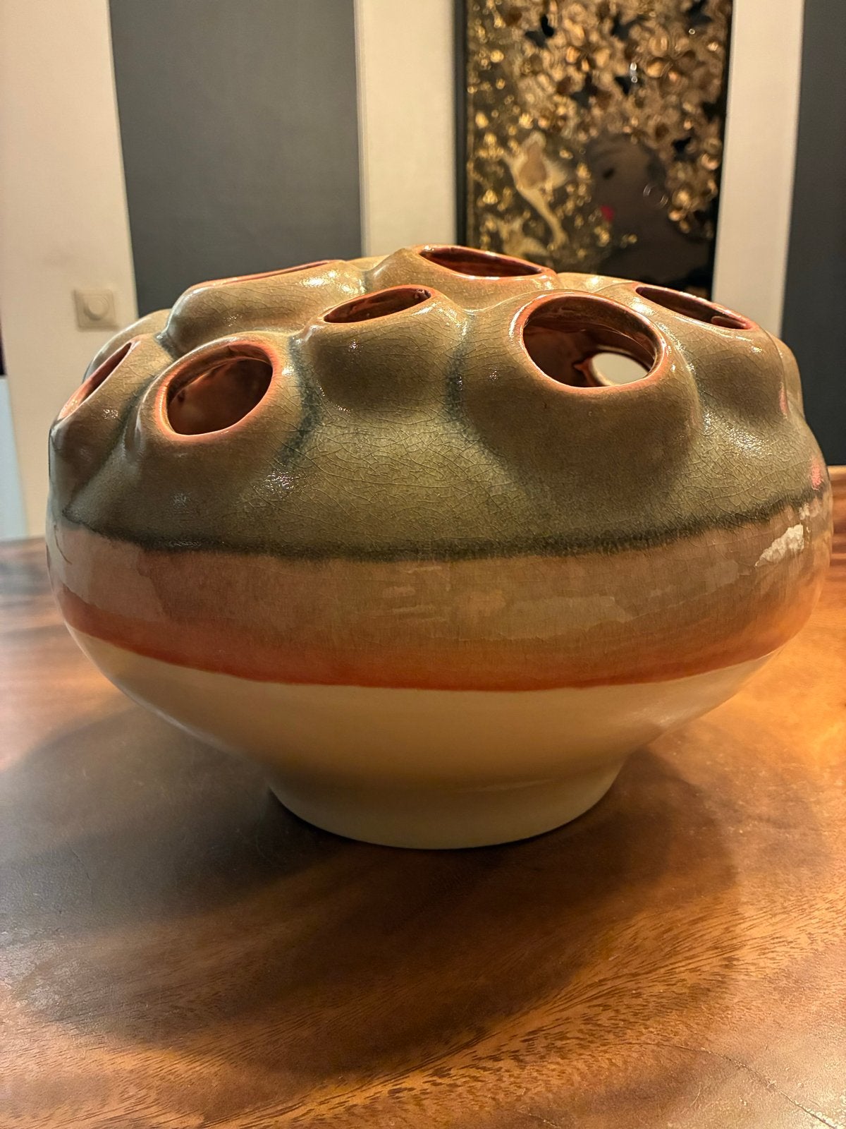 Villa Pottery Tulpenvaas Coral - Roze, Crème, Grijs, Handgemaakt, Meerkleurig, Nieuw, Ophalen of Verzenden