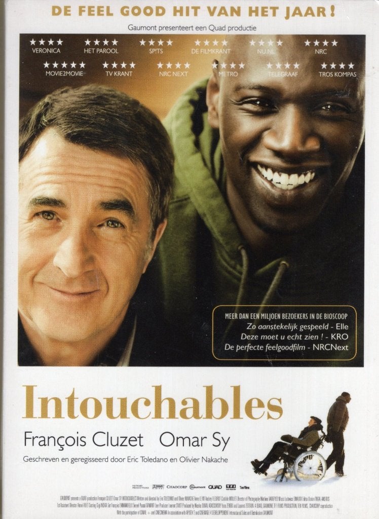 Intouchables - Omar Sy & Francois Cluzet DVD 9789461871077, Cd's en Dvd's, Alle leeftijden, Ophalen of Verzenden, Zo goed als nieuw