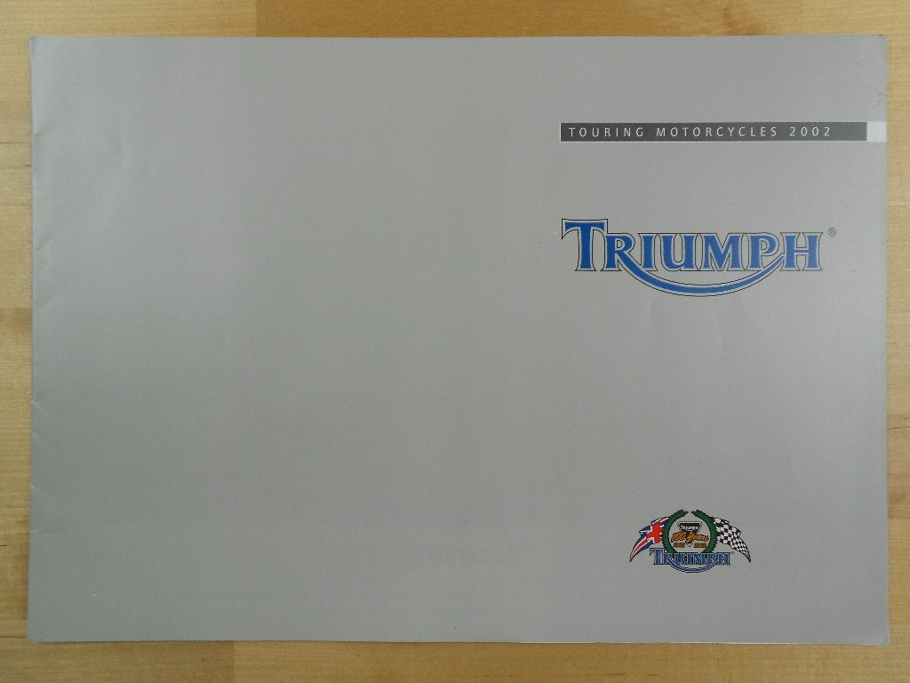 Triumph Sprint Trophy Tiger Motorfiets Brochure 2002 Folder, Motoren, Ophalen of Verzenden, Triumph