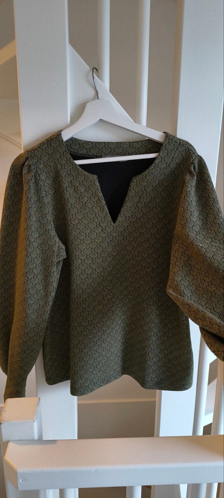 Geisha Blouse Groen/Zwart Maat XL/42, Geisha, Maat 46/48 (XL) of groter, Ophalen of Verzenden, Zo goed als nieuw