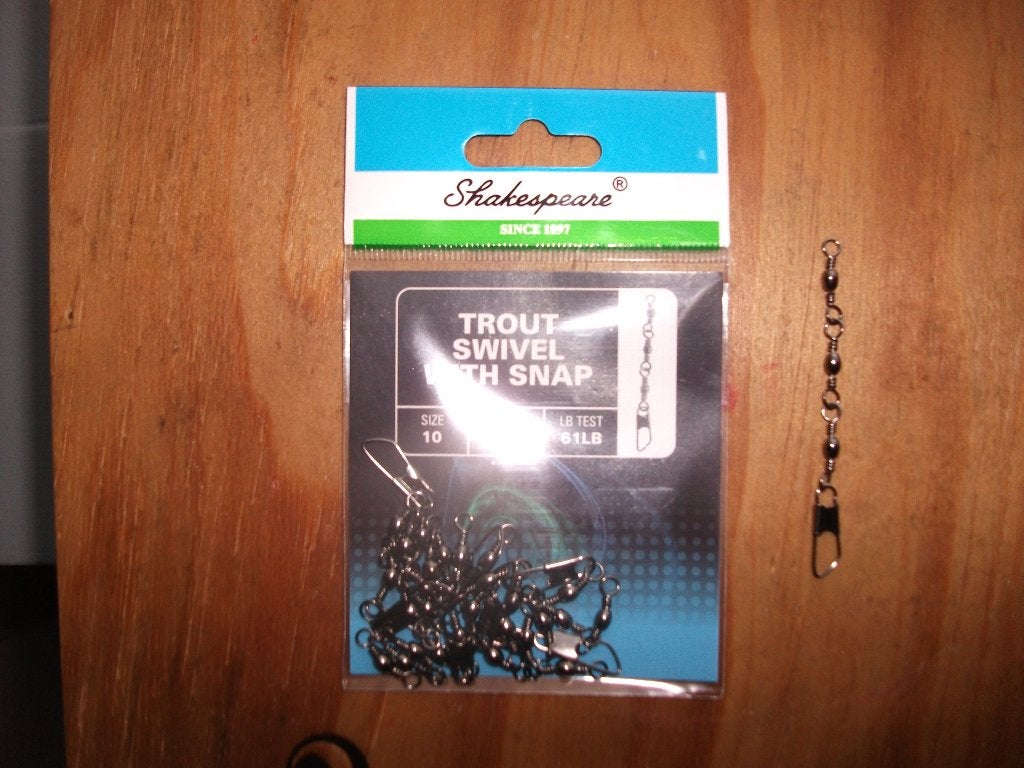 10 stuks Shakespeare Trout Swivel With Snap /kunstaas wartel, Ophalen of Verzenden, Nieuw, Overige typen