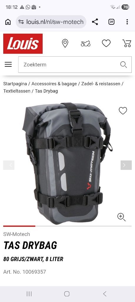 Sw motech motor wandel rugzak waterdicht, Ophalen of Verzenden, Zo goed als nieuw