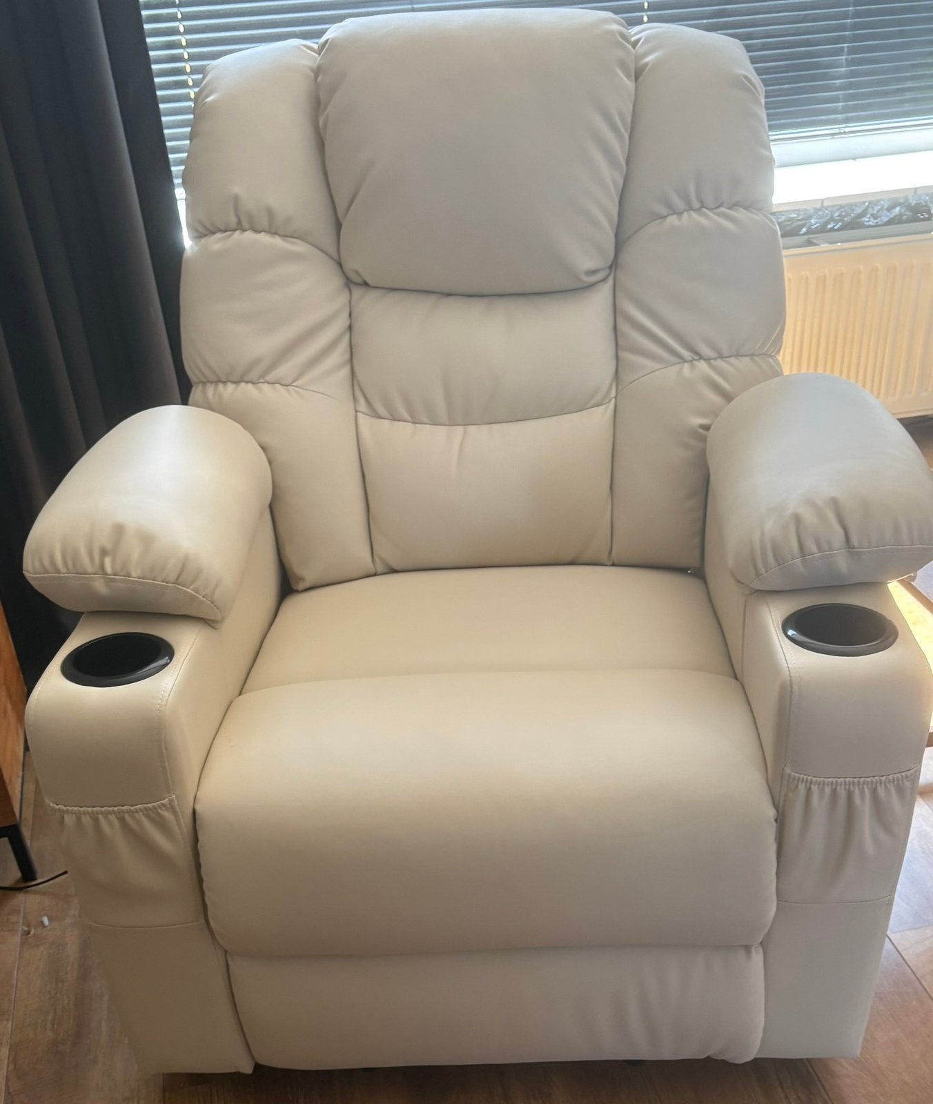 Relax stoel, Huis en Inrichting, Fauteuils, Ophalen, Zo goed als nieuw, 50 tot 75 cm, Leer