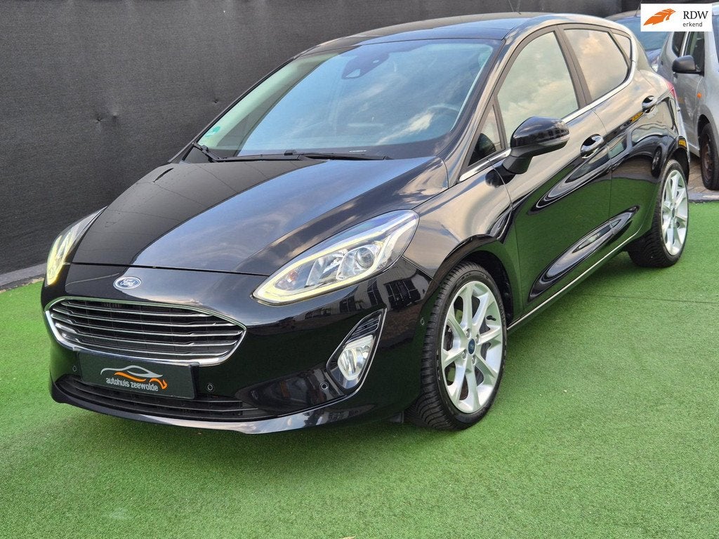 Ford Fiesta 1.0 B&O schuifdak AUTOMAAT LED CAMERA!, 101 pk, Gebruikt, Zwart, Origineel Nederlands