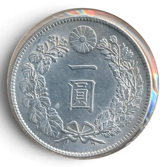 Japan 1 Yen 1914, Ophalen of Verzenden, Oost-Azië, Losse munt, Zilver
