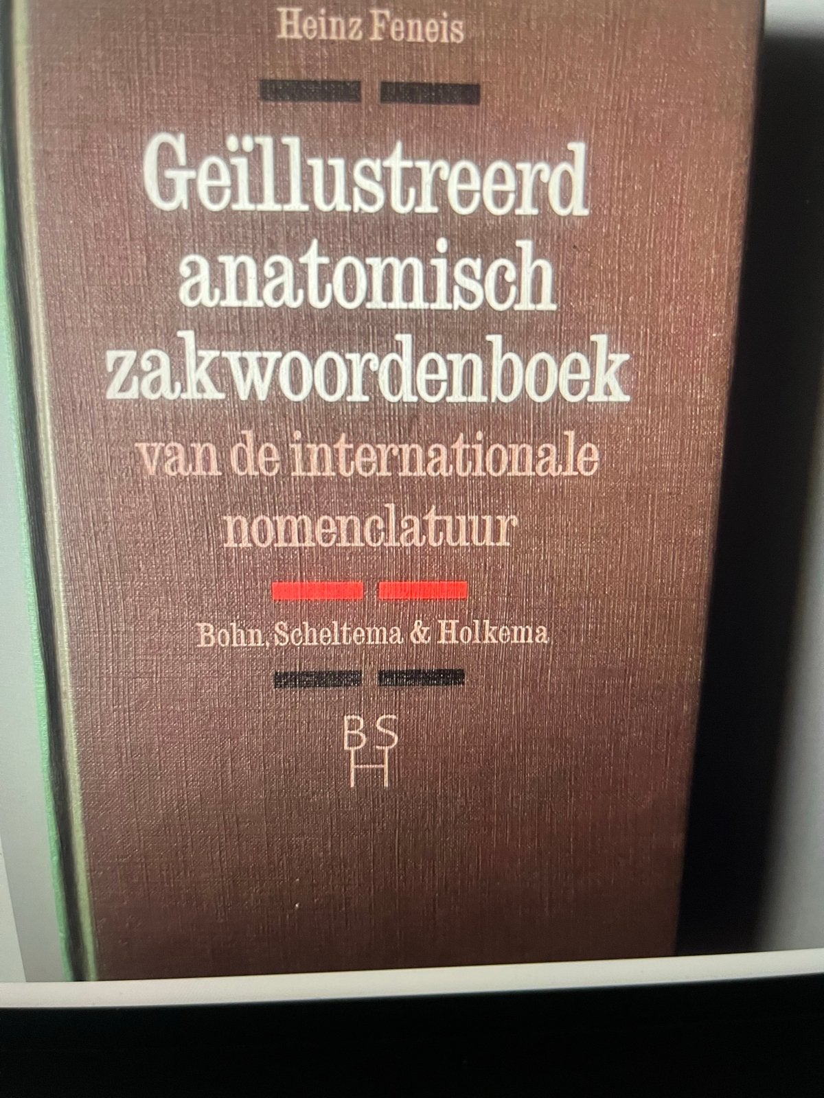 Geïllustreerd Anatomisch Zakwoordenboek - Heinz Feneis, Ophalen of Verzenden, Gelezen, Overige uitgevers, Nederlands