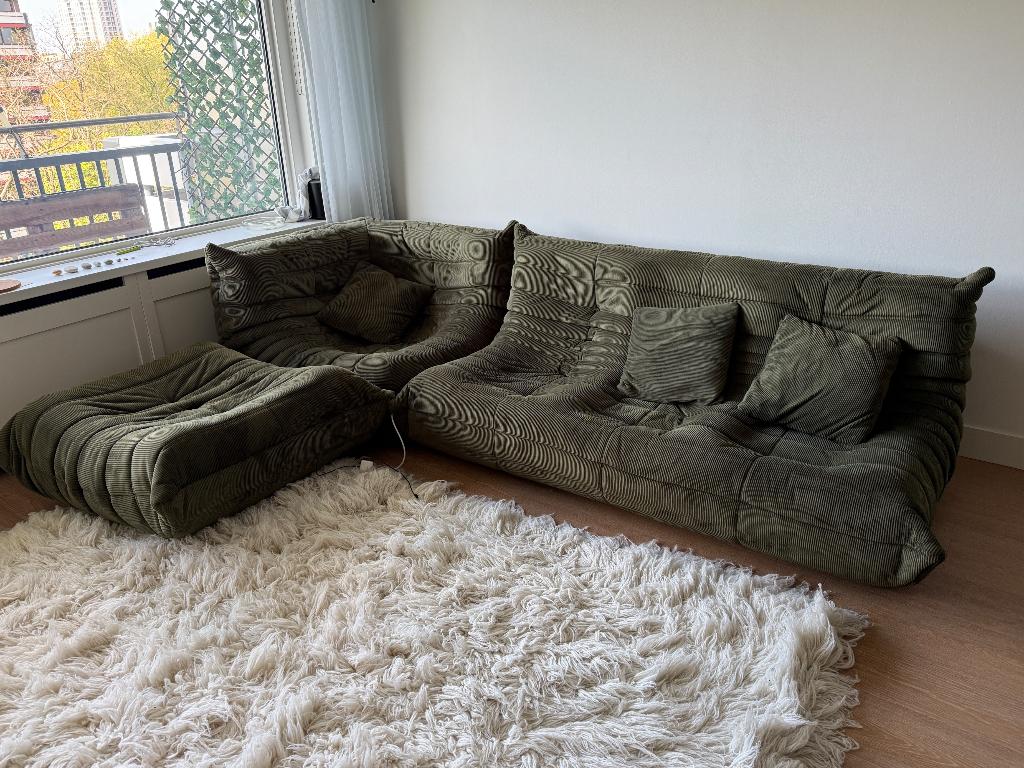 Togo 3 piece sofa set, Huis en Inrichting, Banken | Sofa's en Chaises Longues, Ophalen, 250 tot 300 cm, 100 tot 125 cm, Zo goed als nieuw