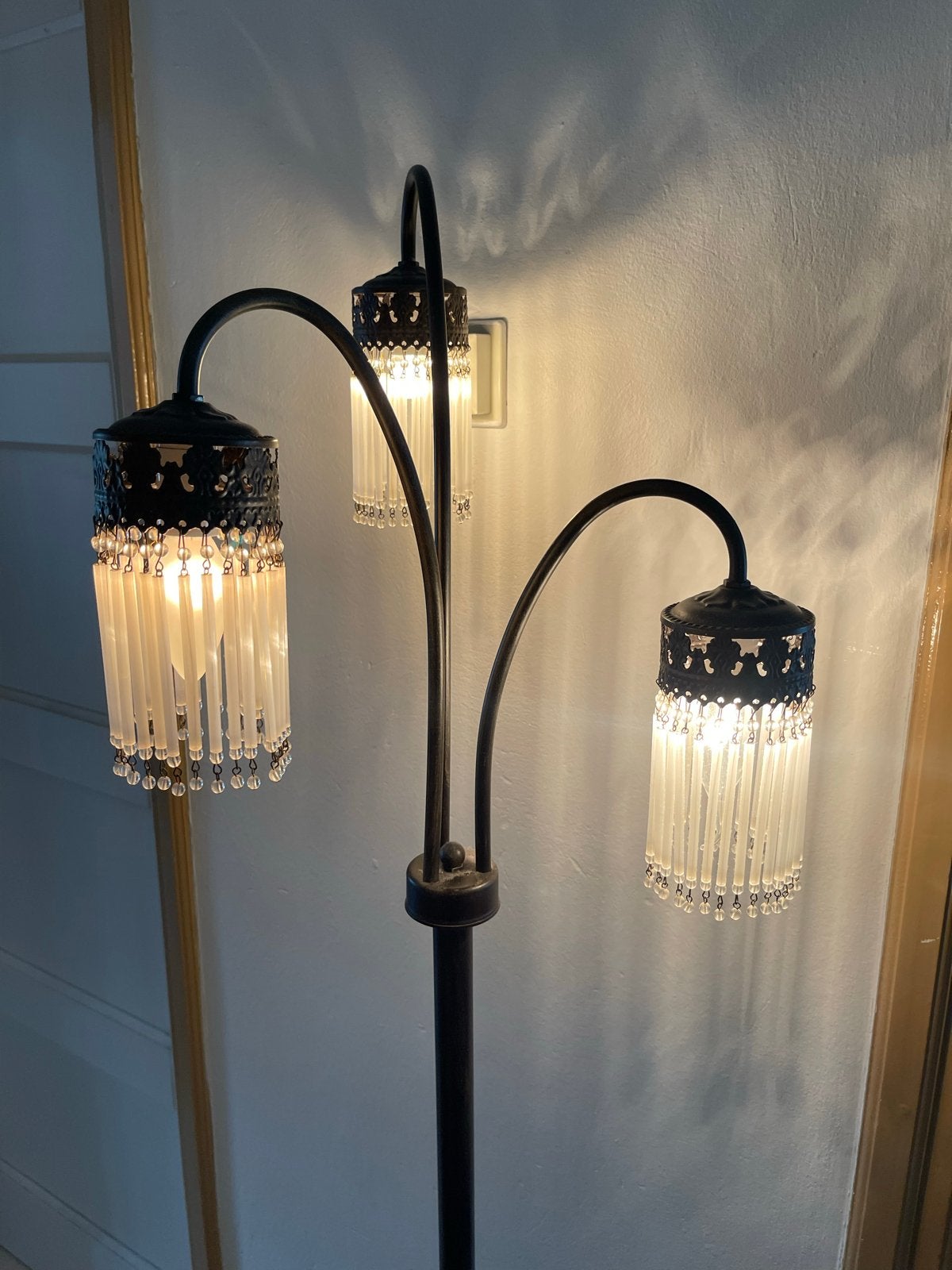 Set van 4 Italiaans lampen:A.M. Luce Srl., Ophalen, Gebruikt, E14 (klein), Metaal