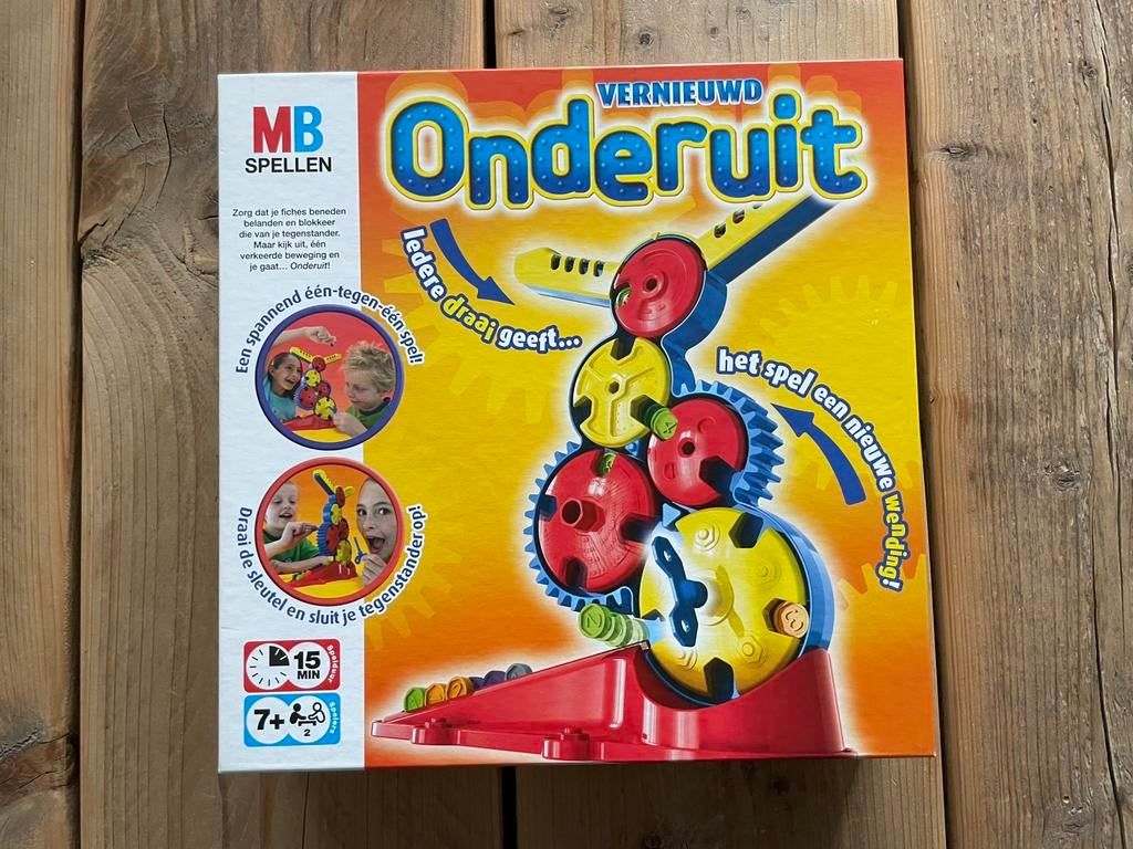Onderuit, Hobby en Vrije tijd, Gezelschapsspellen | Overige, Ophalen, Zo goed als nieuw