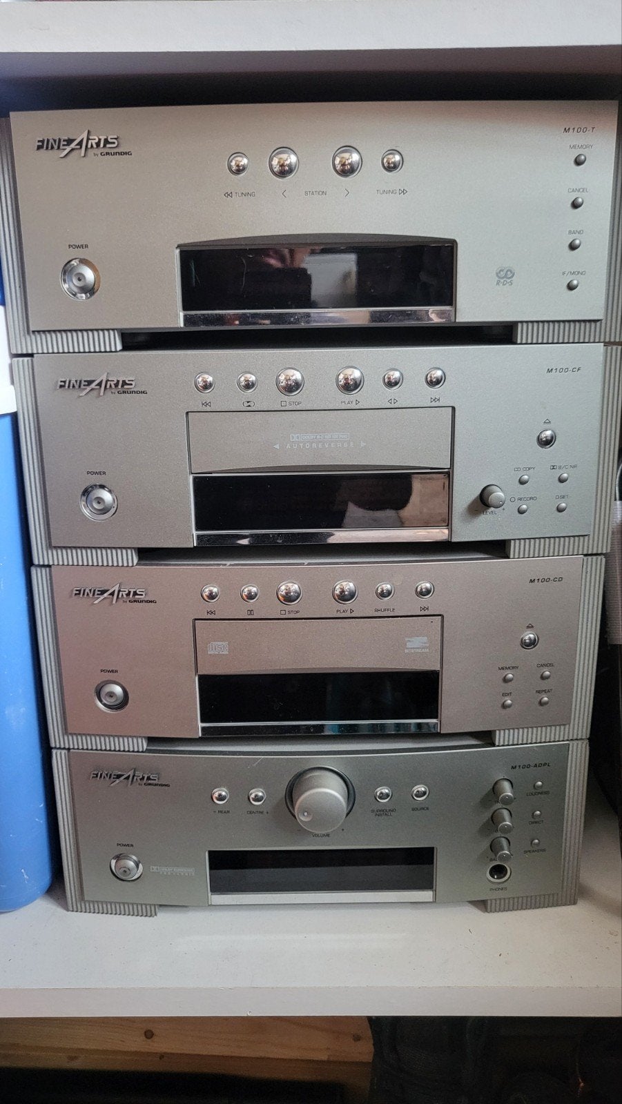 Grundig Fine Arts M100 Hifi-set met speakers, Ophalen