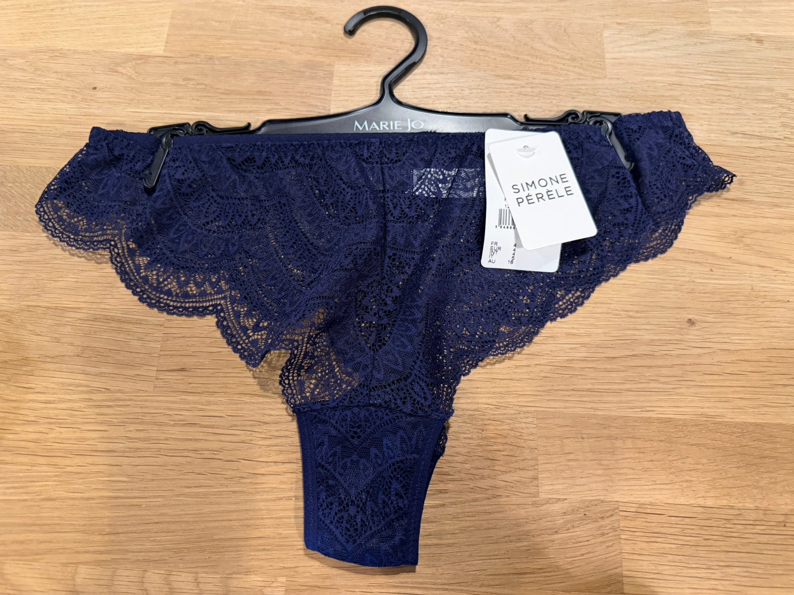 Simone perele string 42 NIEUW!! Nu €17,50, Ophalen of Verzenden, Blauw, String
