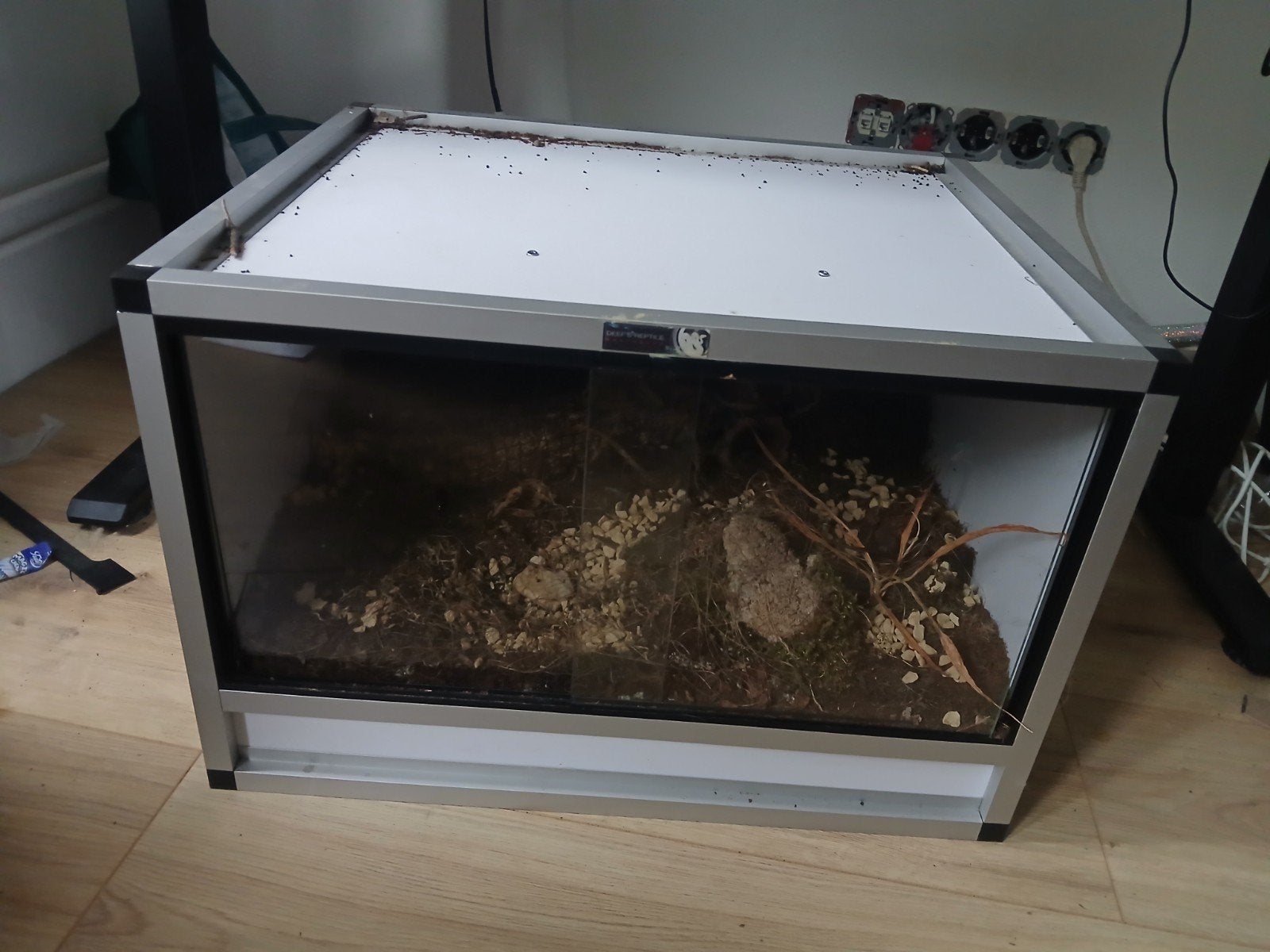 kunsstof terrarium zgan 60x50x40, Dieren en Toebehoren, Ophalen, Zo goed als nieuw