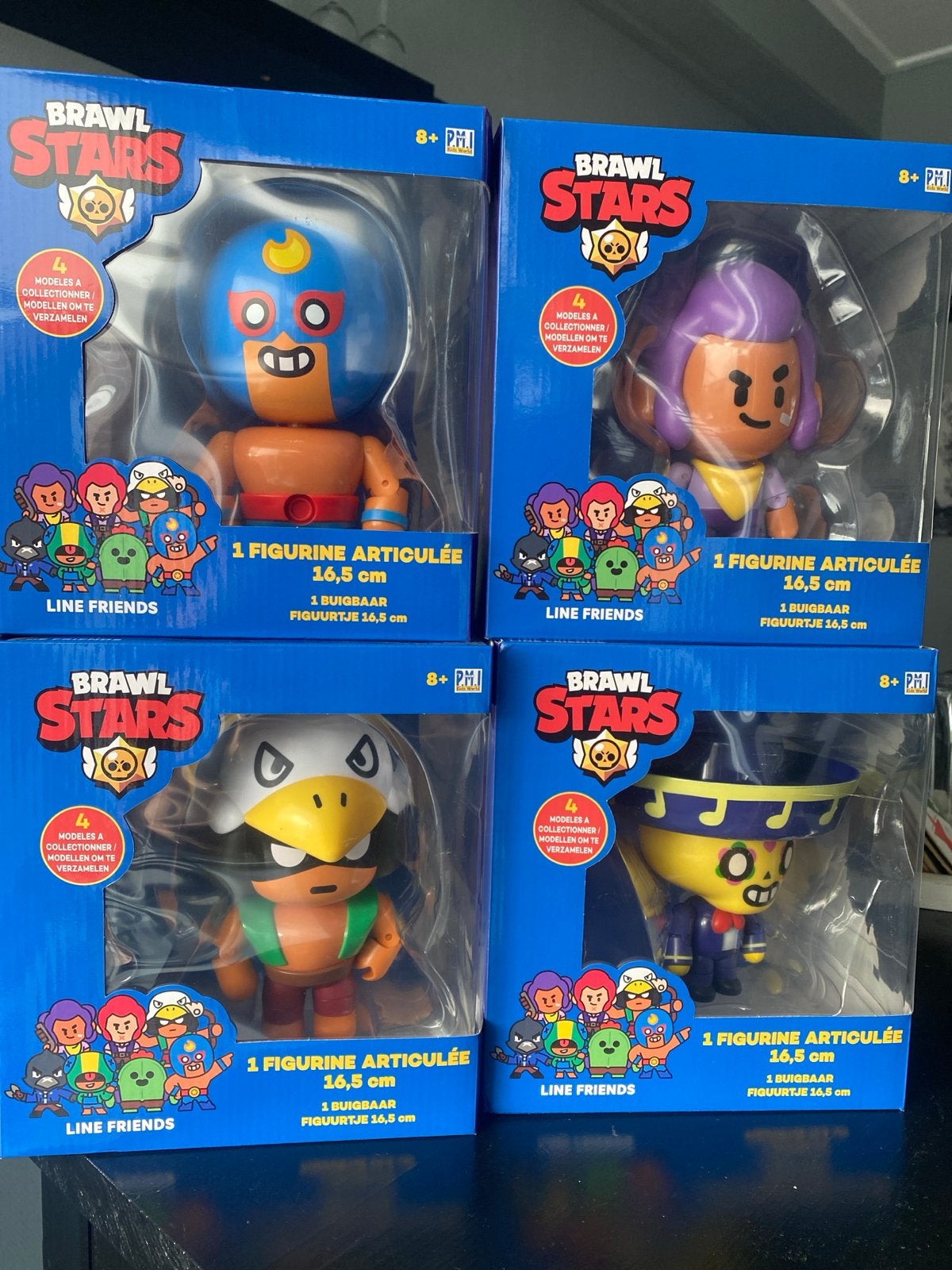 Brawl Stars Figuren Set - 4 Stuks,in Doos, Ophalen of Verzenden, Zo goed als nieuw