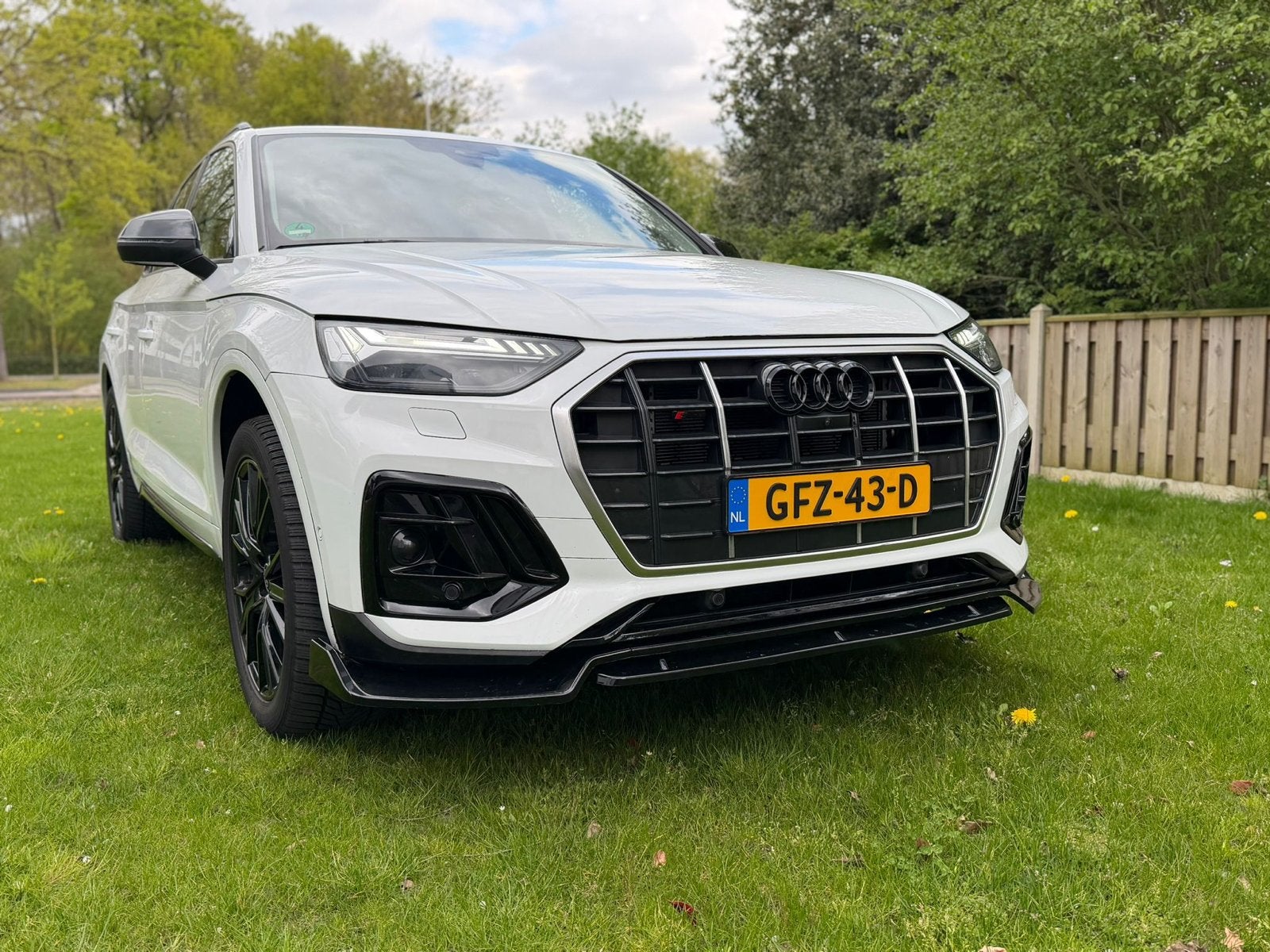 Audi Q5 50 Tfsi e 299pk S Tronic Quattro 2021 pano, Automaat, Zwart, Wit, Plug-in hybride