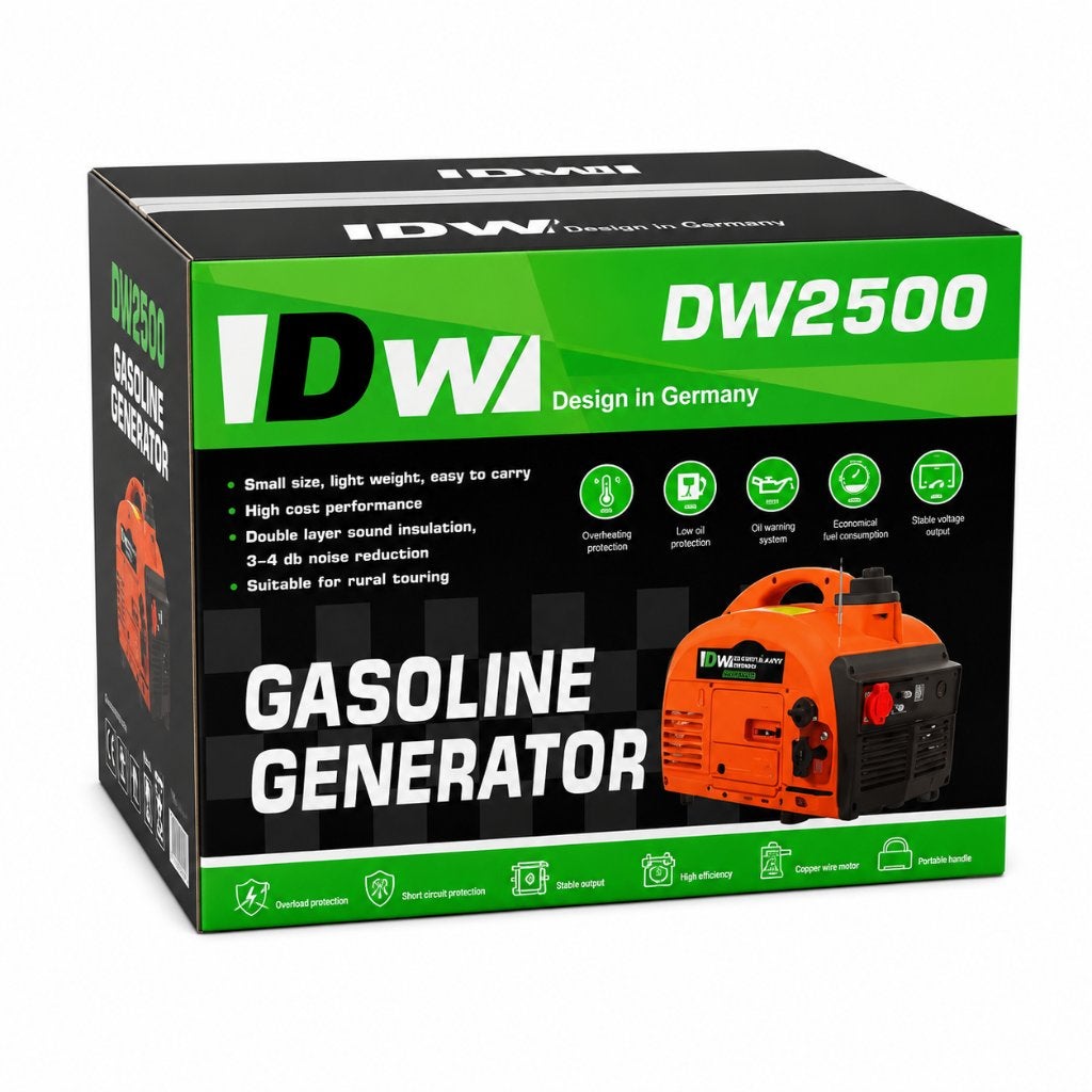 DW2500 Gasoline Generator | Benzine Generator | ZGAN, ., Ophalen of Verzenden, Zo goed als nieuw, .