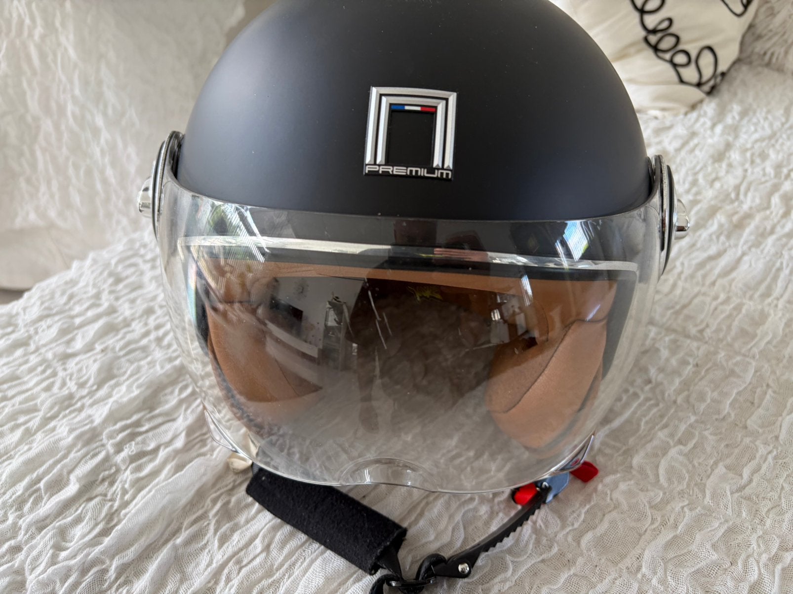 NOX premium scooter helm als nieuw, Ophalen, Small, Zo goed als nieuw, Nox