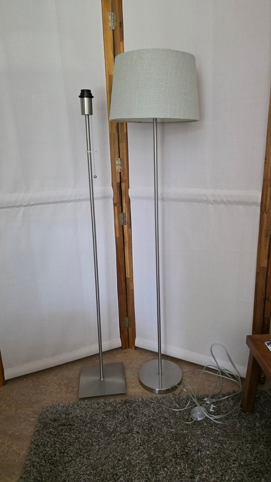 Set van 2 staande lampen, Huis en Inrichting, Lampen | Vloerlampen, Ophalen