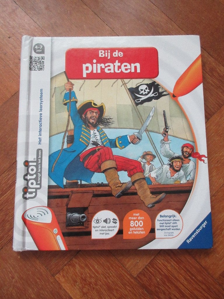 Boek Tiptoi : Bij de piraten, Kinderen en Baby's, Speelgoed | Educatief en Creatief, Ophalen of Verzenden, Gebruikt, Puzzelen