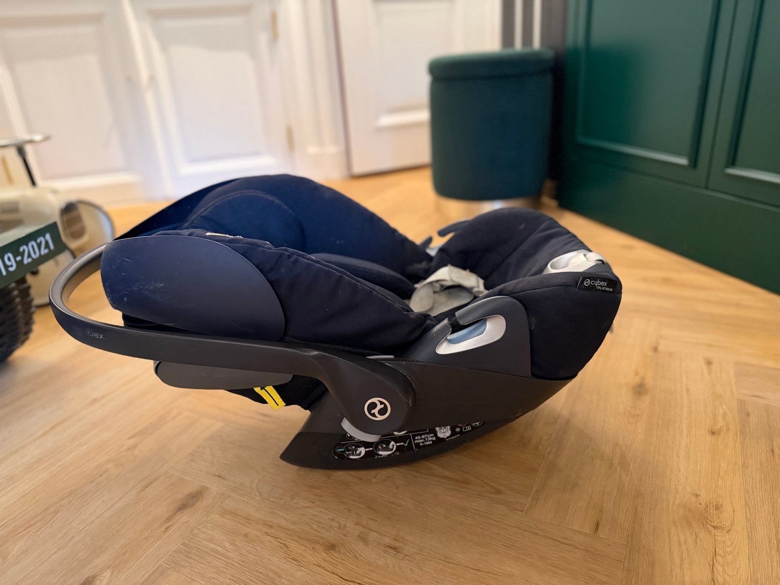 Cybex Atom 5 autostoel, Kinderen en Baby's, Autostoeltjes, Gebruikt, Overige merken, 0 t/m 13 kg, Autogordel, Zijbescherming, Ophalen