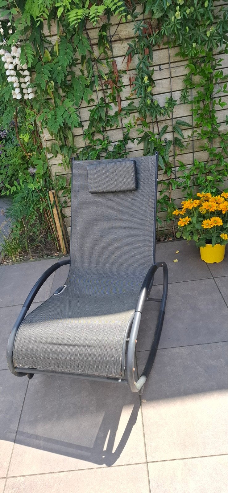 Schommelstoel tuin, Tuin en Terras, Ligbedden, Ophalen of Verzenden, Gebruikt