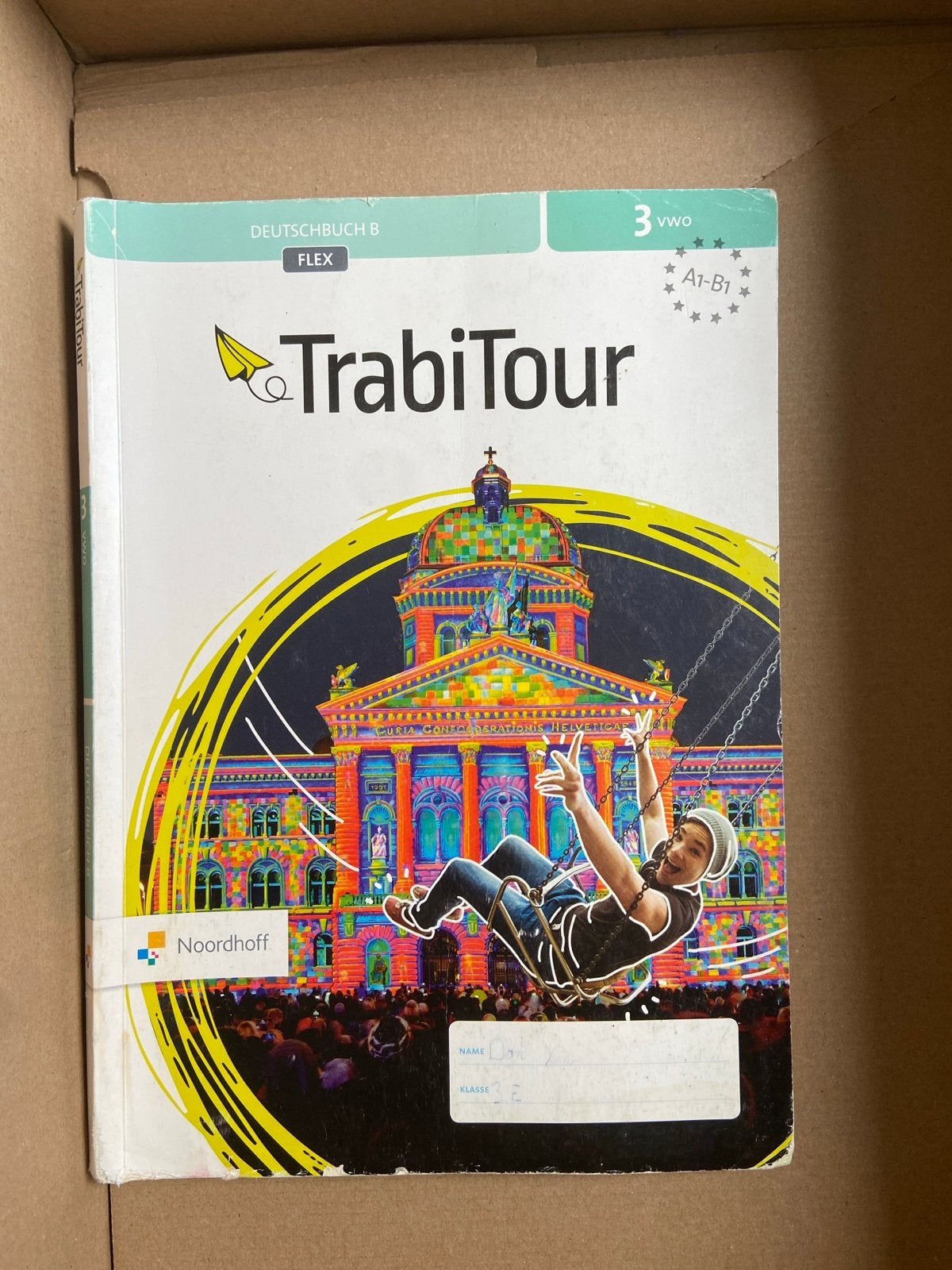 TrabiTour Deutschbuch B Flex 3 vwo A1-B1 Noordhoff, Ophalen of Verzenden, Alpha, Gelezen