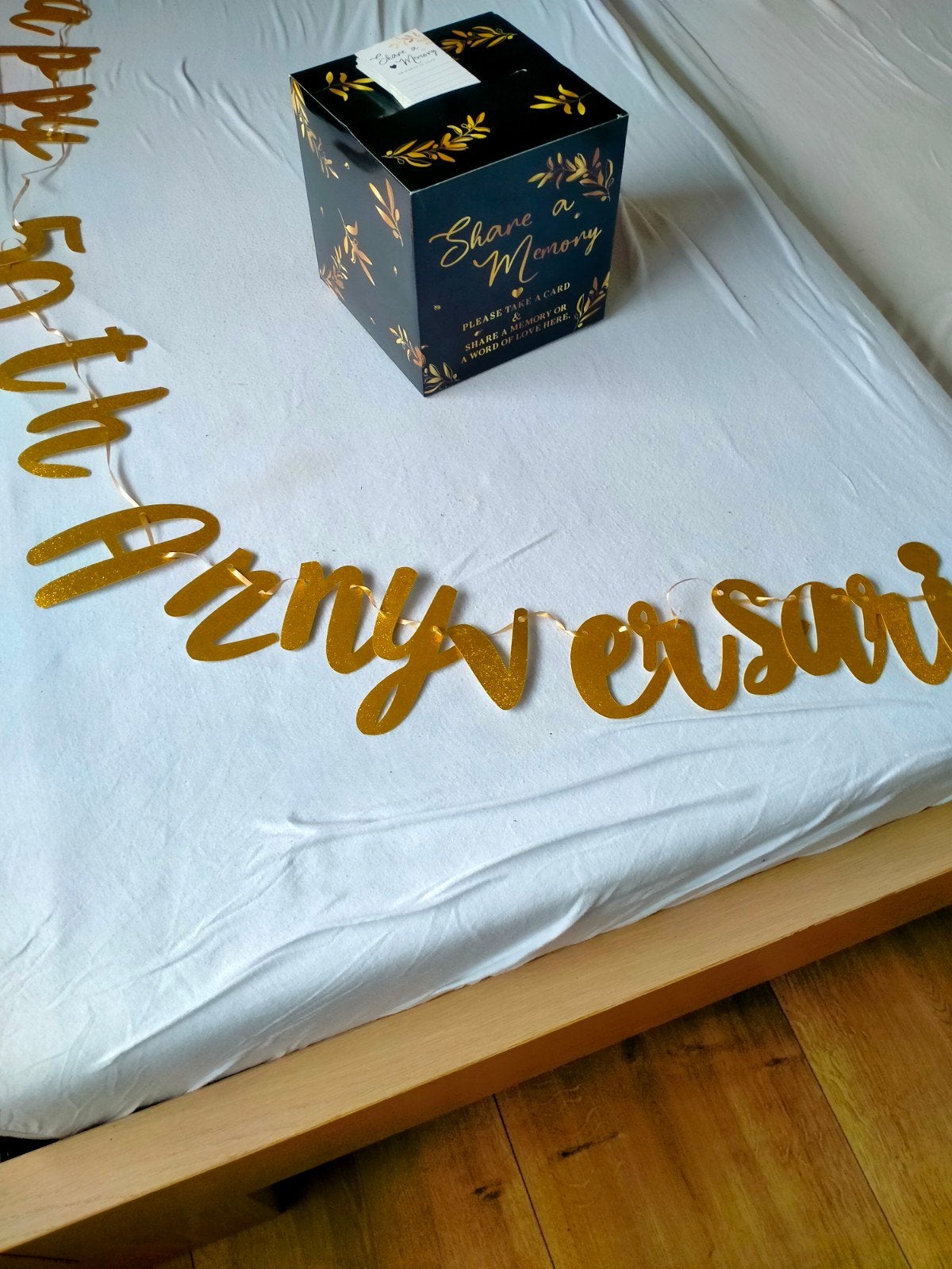Versiering voor 50 jaar getrouwd, Ophalen of Verzenden, Verjaardag