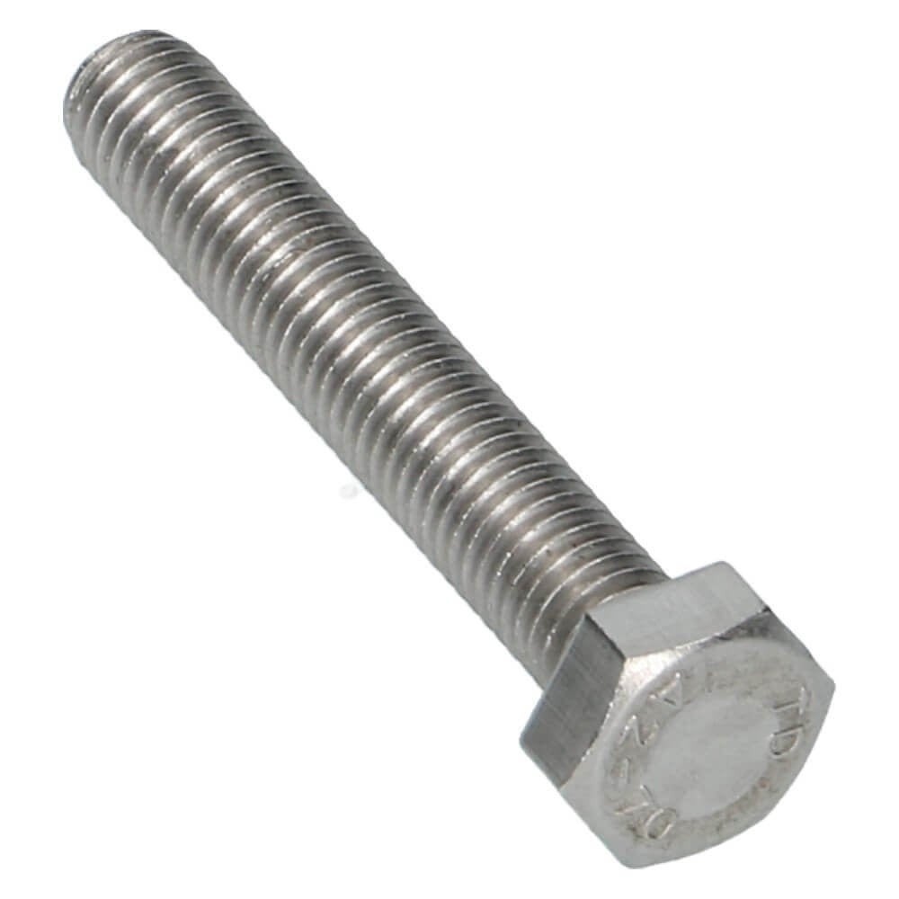 Tapbout RVS, M8x90, DIN 933, A2, 100 st., 50 tot 100 mm, Nieuw, Ophalen of Verzenden, Rvs