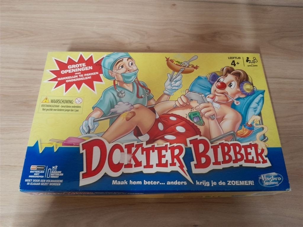 dokter bibber gele doos [s1145], Verzenden, Zo goed als nieuw