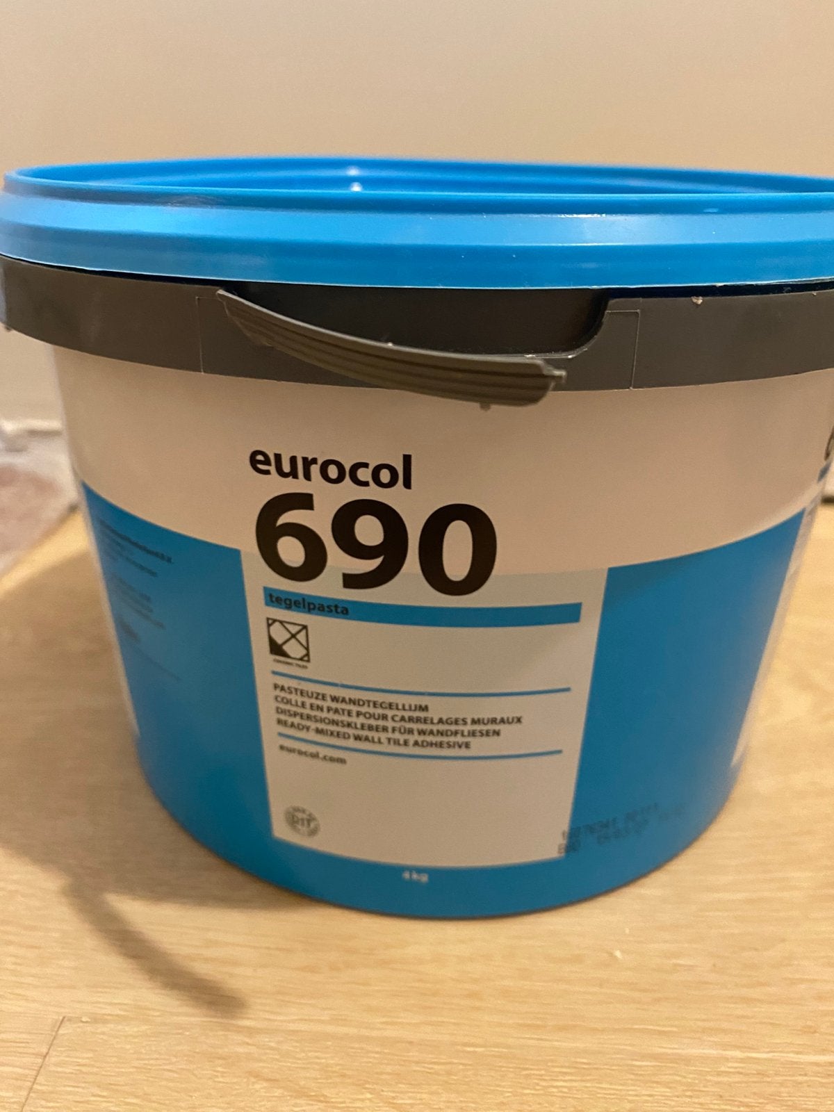 Eurocol 690 Tegelpasta 3,2kg, Ophalen, Overige materialen, Wandtegels, Minder dan 20 cm