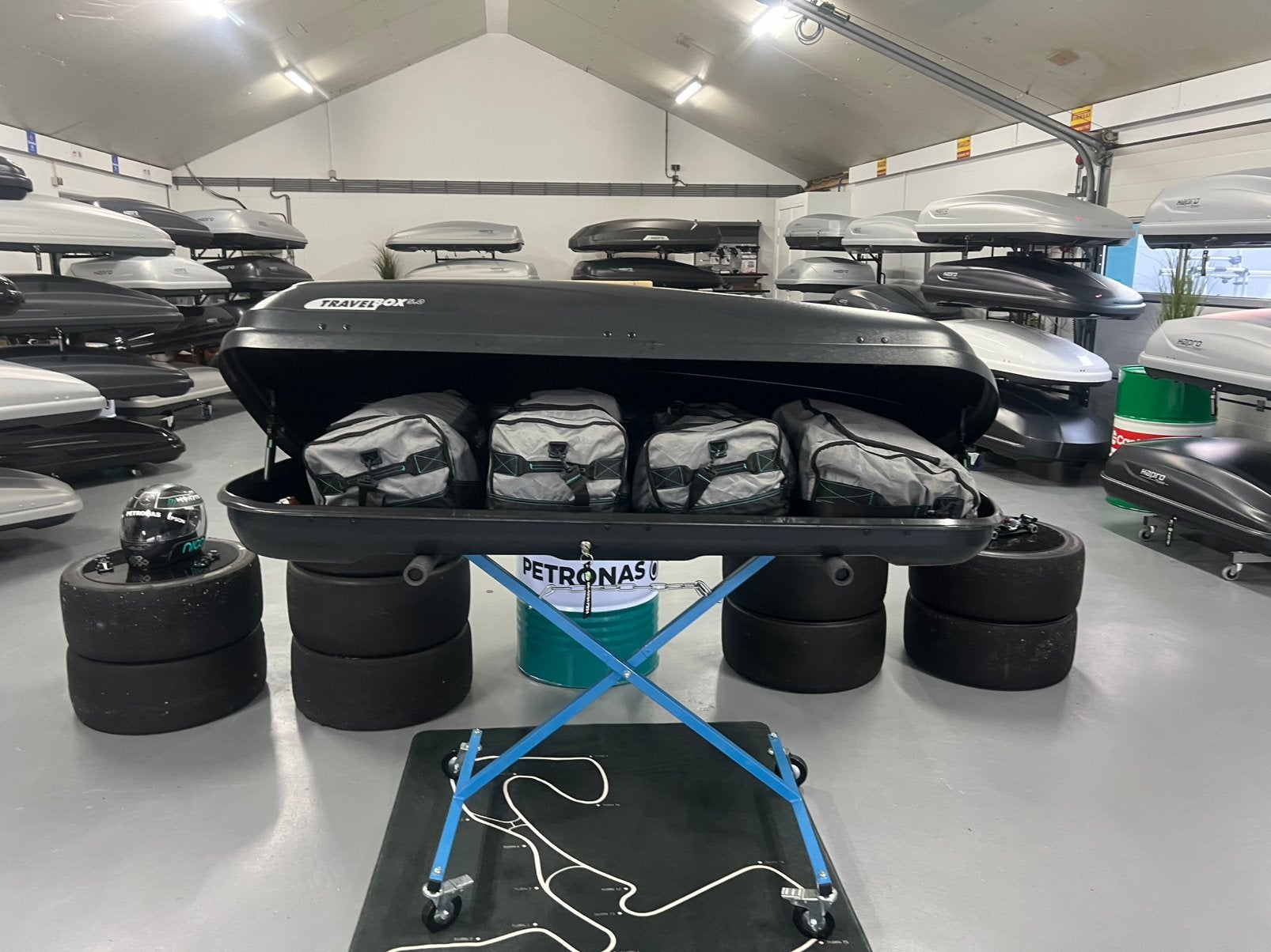 Traverbox 5.0 Dakkoffer (hapro) 450L +-, Ophalen, Zo goed als nieuw, Travelbox, Travelbox