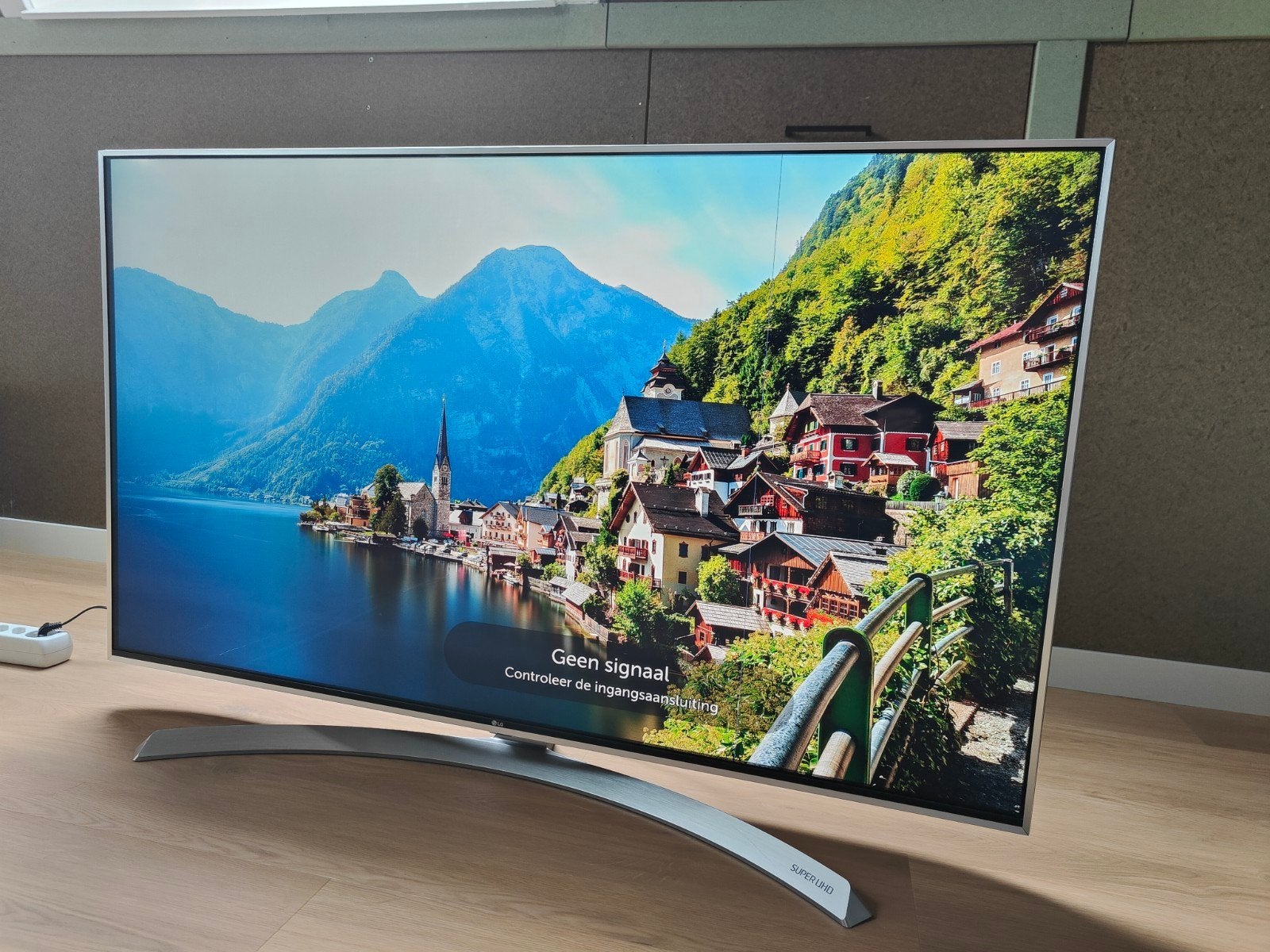 LG 49SJ810V Super UHD TV - Streep in scherm, geen afstandsbe, Audio, Tv en Foto, Televisies, Ophalen, 50 Hz, 100 cm of meer, 4k (UHD)
