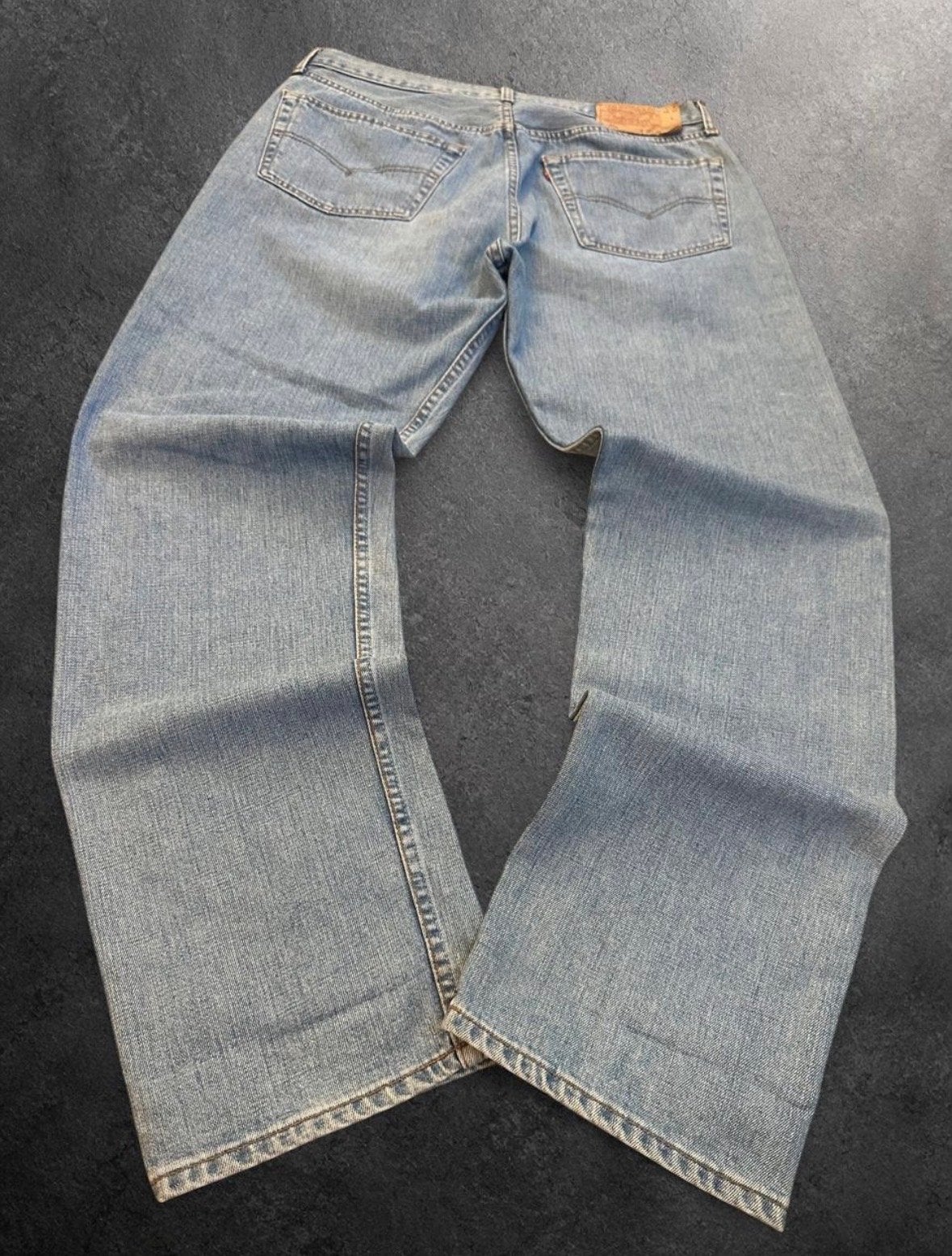 2006 Levi's 501 Light Wash Wide Leg Jeans W36 L34 Y2K, Kleding | Heren, Spijkerbroeken en Jeans, Ophalen of Verzenden, Gedragen