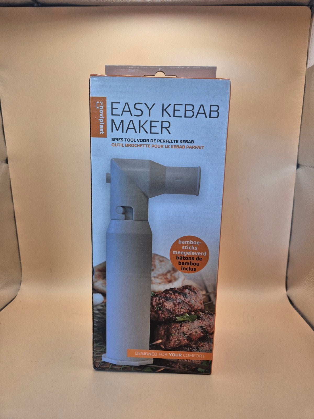 Nieuwe Easy Kebab Maker - Perfect voor Kebab, Hotdog, Worst, Overige typen, Kunststof, Nieuw, Ophalen of Verzenden
