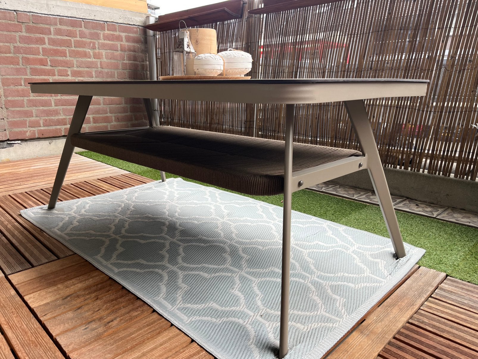 ❗️NIEUW Aluminium Premium Lounge dining tuintafel❗️ 150 x 73, Ophalen, Nieuw, Aluminium, Eettafel