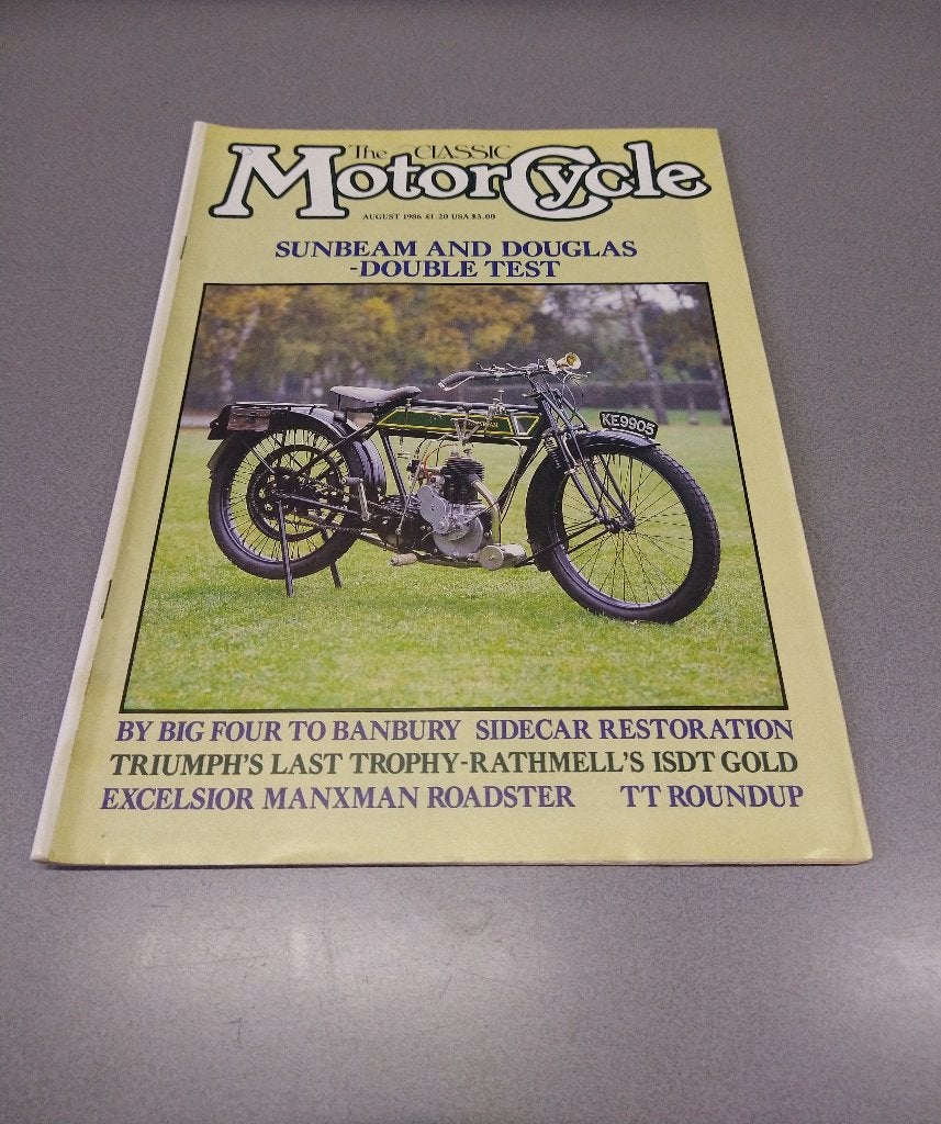 The Classic Motorcycle augustus 1986, Verzenden, Gelezen