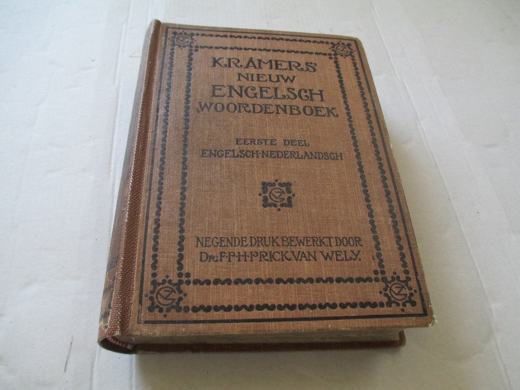 kramers nieuw engelsch woordenboek - 1921, Ophalen of Verzenden