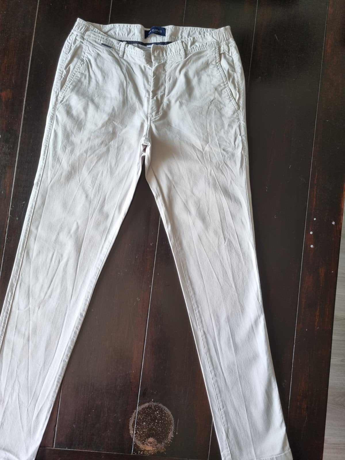 ZGAN MR MARVIS THE GULLWINGS SLIM STRETCH PANTALON 33/32!!, Kleding | Heren, Ophalen of Verzenden, Zo goed als nieuw, Blauw