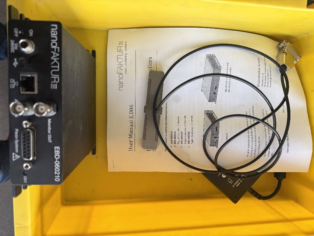 nanoFAKTUR Piezo Actuator + Controller, Doe-het-zelf en Verbouw, Meetapparatuur, Afstand, NanoFAKTUR, Ophalen of Verzenden, Zo goed als nieuw