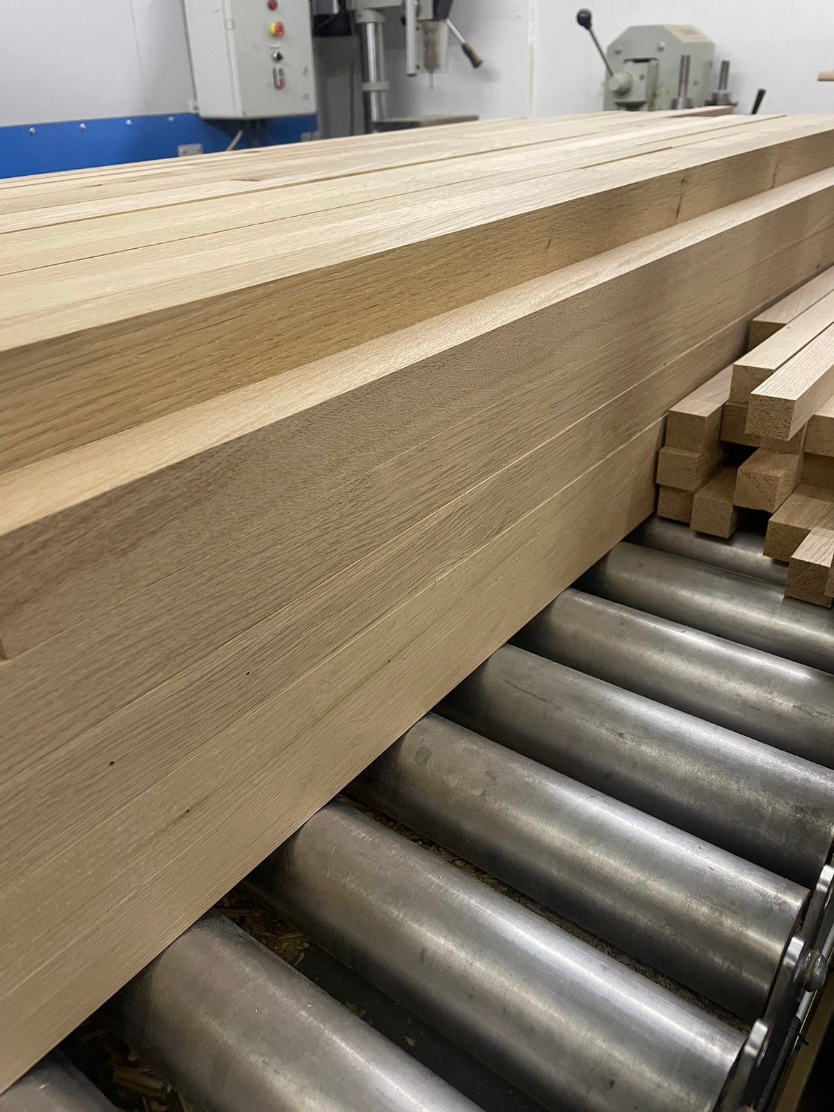 Partij eiken houten balkjes 32x32mm, Ophalen, Nieuw