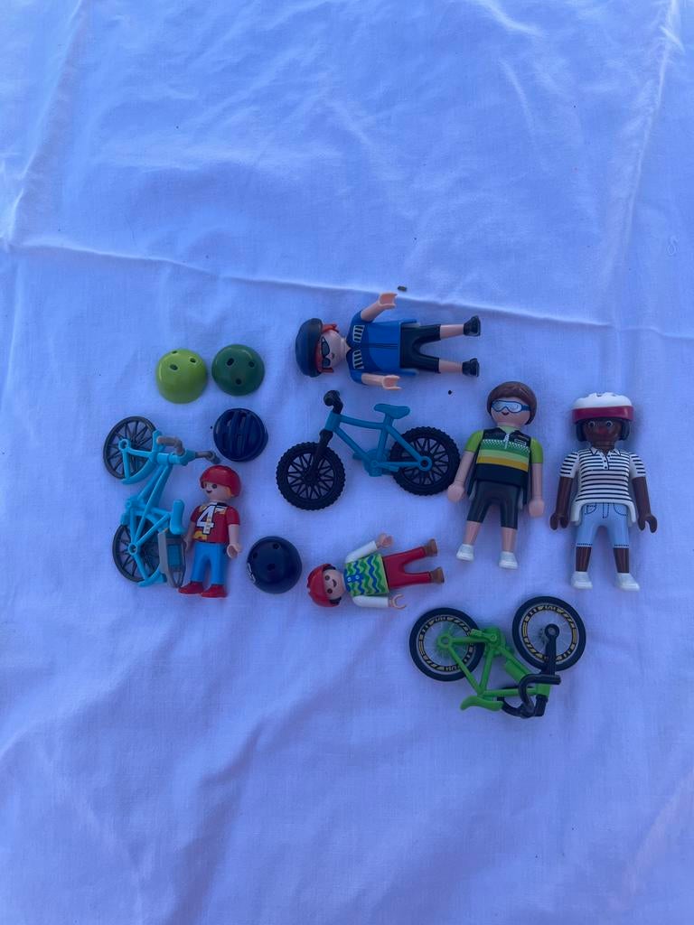 Playmobil fietsers, Ophalen of Verzenden, Gebruikt, Los playmobil