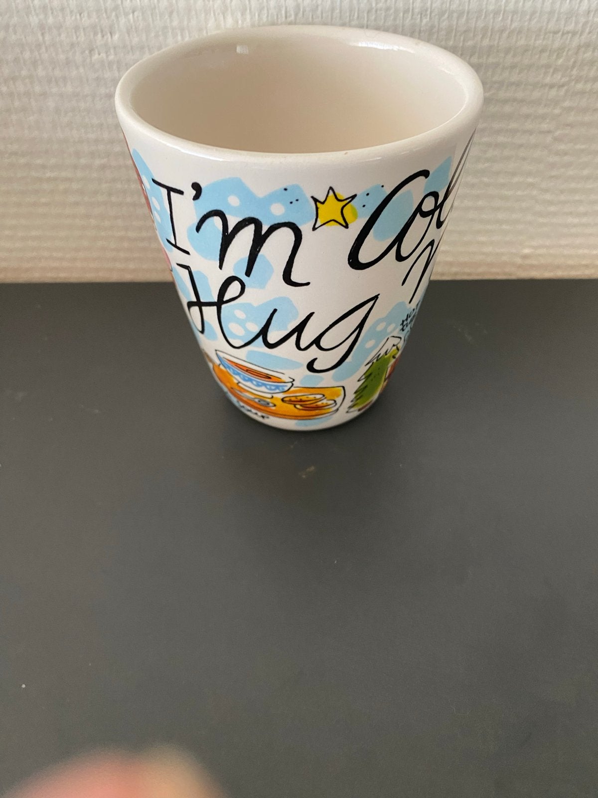 Blond Amsterdam RTL4 Mok - I'm Cold Hug Me, Keramiek, Zo goed als nieuw, Modern, Blond Amsterdam