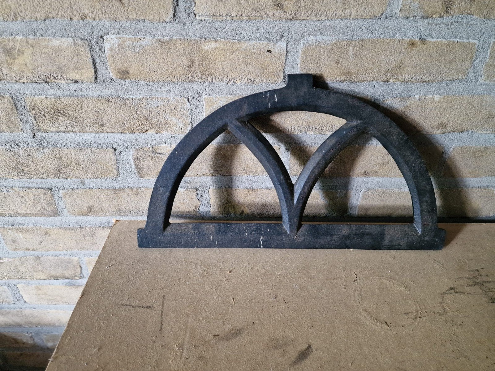 Stalraam gietijzer, decoratief raam, Antiek en Kunst, Ophalen of Verzenden