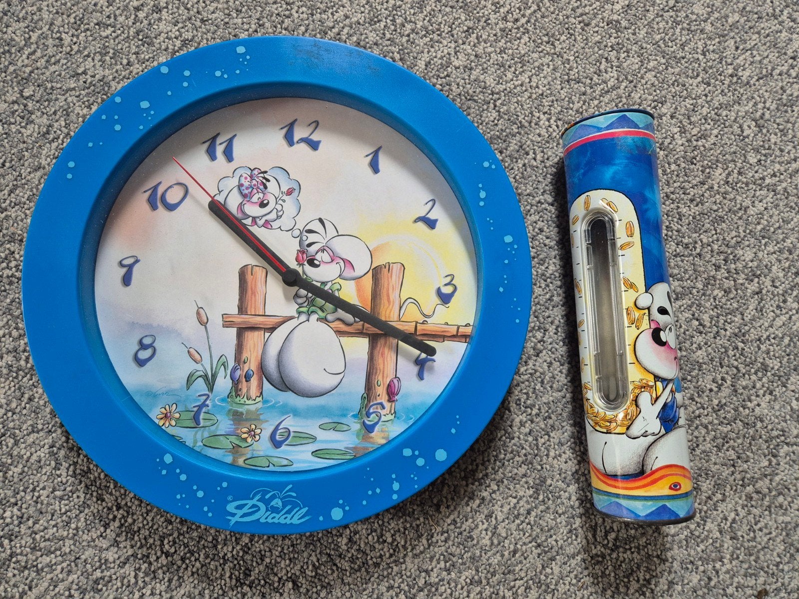Diddl klok en spaarpot - origineel en in goede staat, Ophalen of Verzenden
