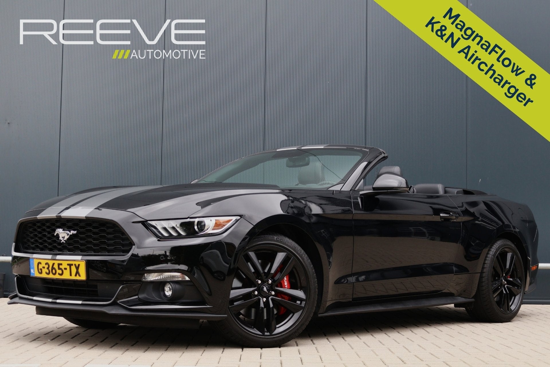 Ford Mustang Convertible 2.3 EcoBoost EU Model | Leer | K&N, Auto's, Automaat, Achterwielaandrijving, Gebruikt, 4 cilinders