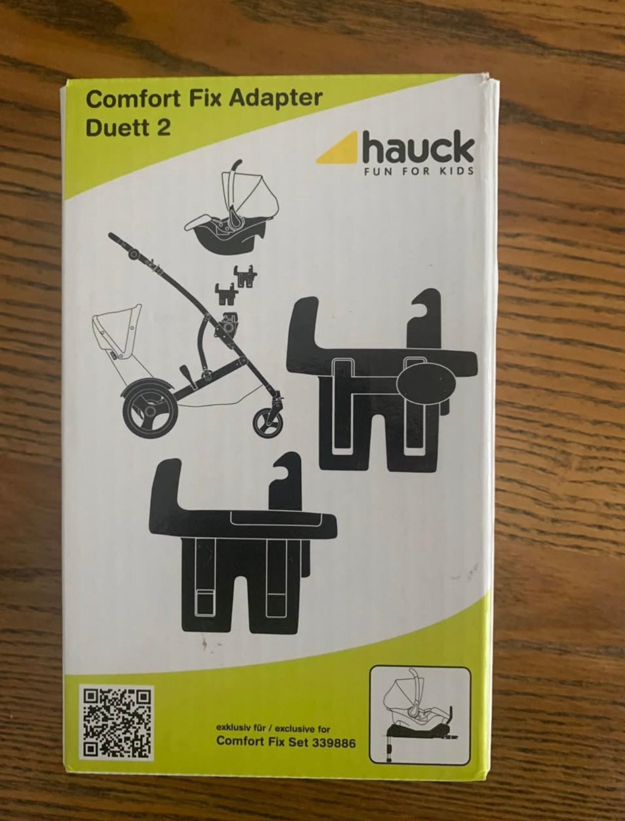 Adapter Fix confort Hauck, Ophalen, Zo goed als nieuw, Clearstamp