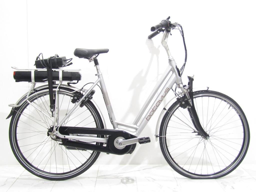 Batavus Stream grijs dames 53cm 28inch, Fietsen en Brommers, Elektrische fietsen, Gebruikt, Batavus, 51 tot 55 cm