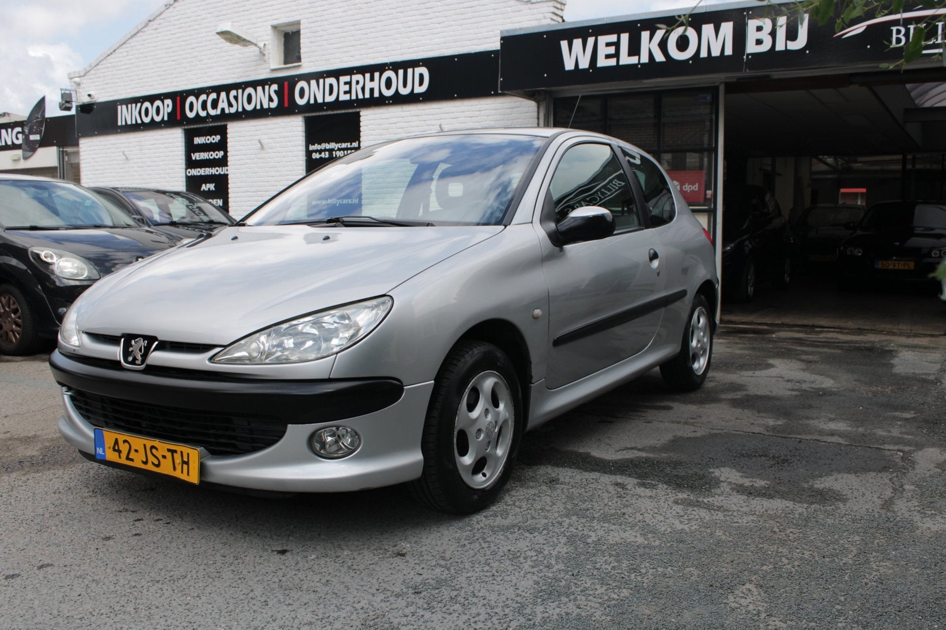 Peugeot 206 1.4 XS Premium / Airco / Elektrische ramen / Cen, Auto's, Voorwielaandrijving, Zwart, 4 cilinders, Bedrijf