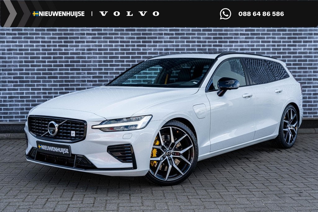 Volvo V60 T8 Twin Engine AWD Polestar Engineered | Plug-in H, 12 maanden, Gebruikt, Euro 6, Wit