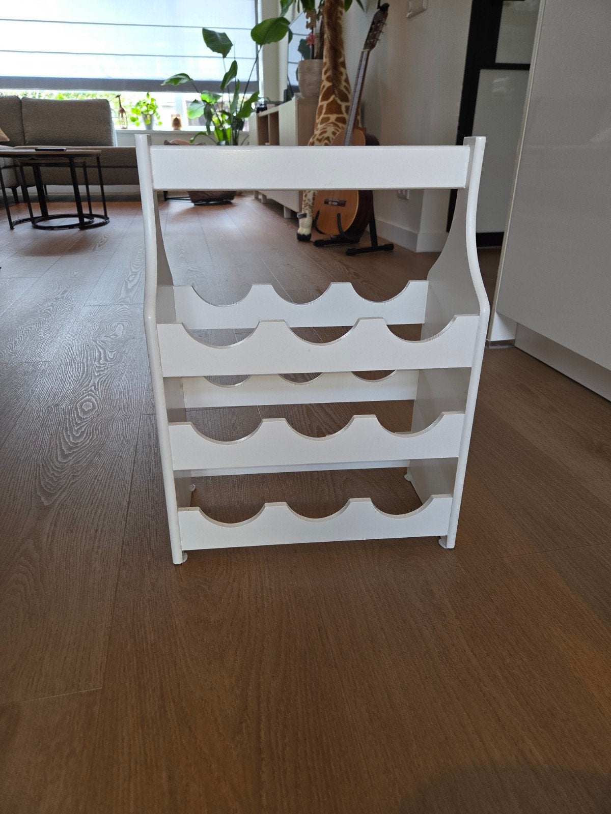 Wijnrek wit, Huis en Inrichting, Ophalen, Hout, 5 tot 15 flessen