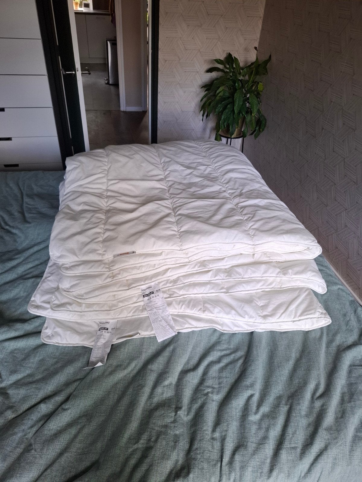 IKEA SMÅSPORRE 4-seizoenen dekbed, Ophalen, Jongetje of Meisje, Wit, Deken of Dekbed
